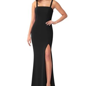 Azazie Black Gianetta Bridesmaids Dress
